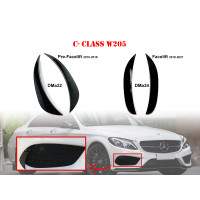 Два вида тунинг добавка за предна броня за Mercedes AMG C W205 - DMa22 DMa24